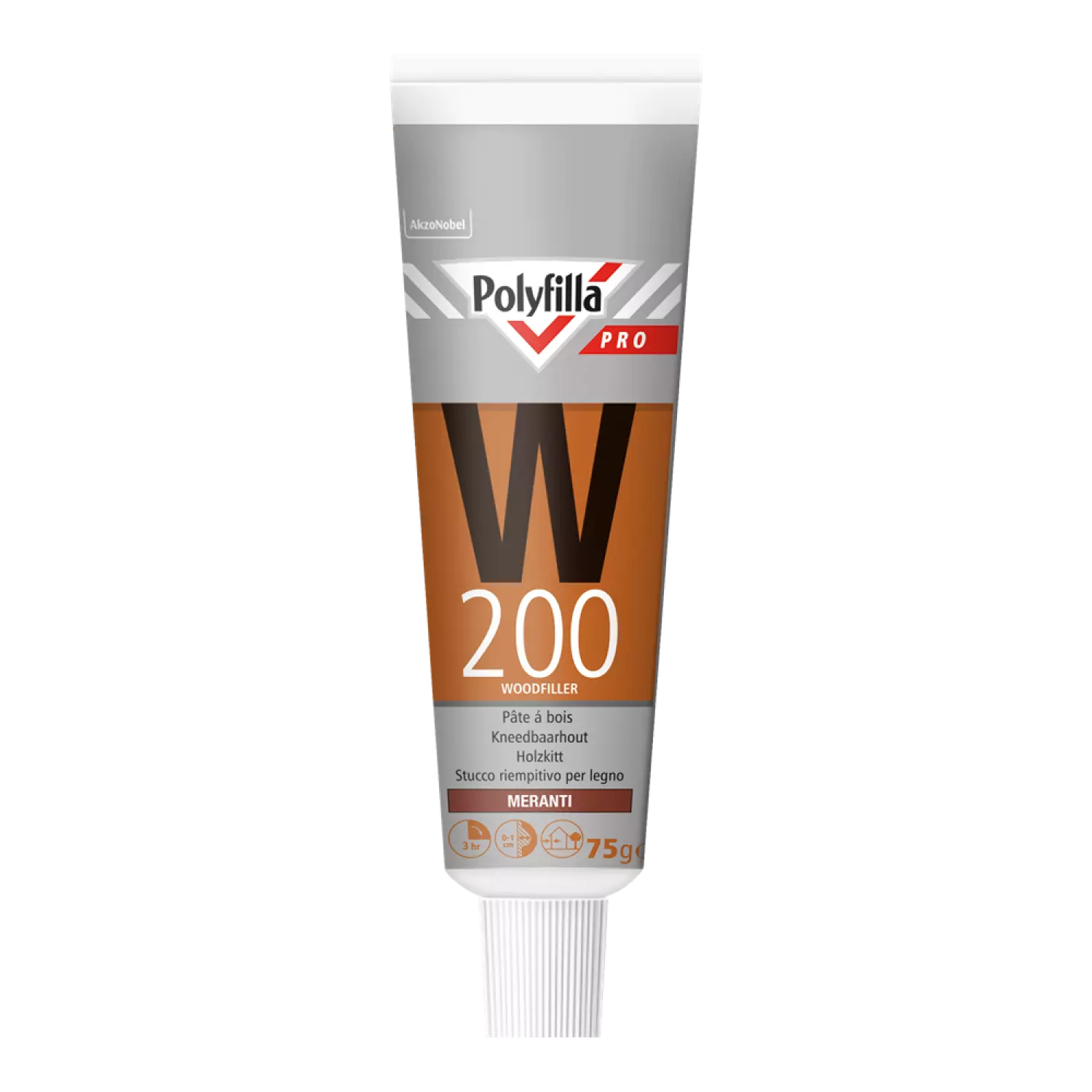 Polyfilla W200 Kneedbaar Hout - Meranti - 75gr