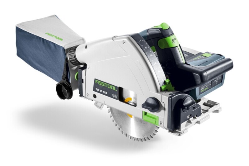 Festool TSC 55 KEBI-Plus/XL 100Y Limited Edition 18V Li-Ion Accu Invalzaag Set (2x 5,0Ah) In Systainer - 160mm - Detailed view of the product