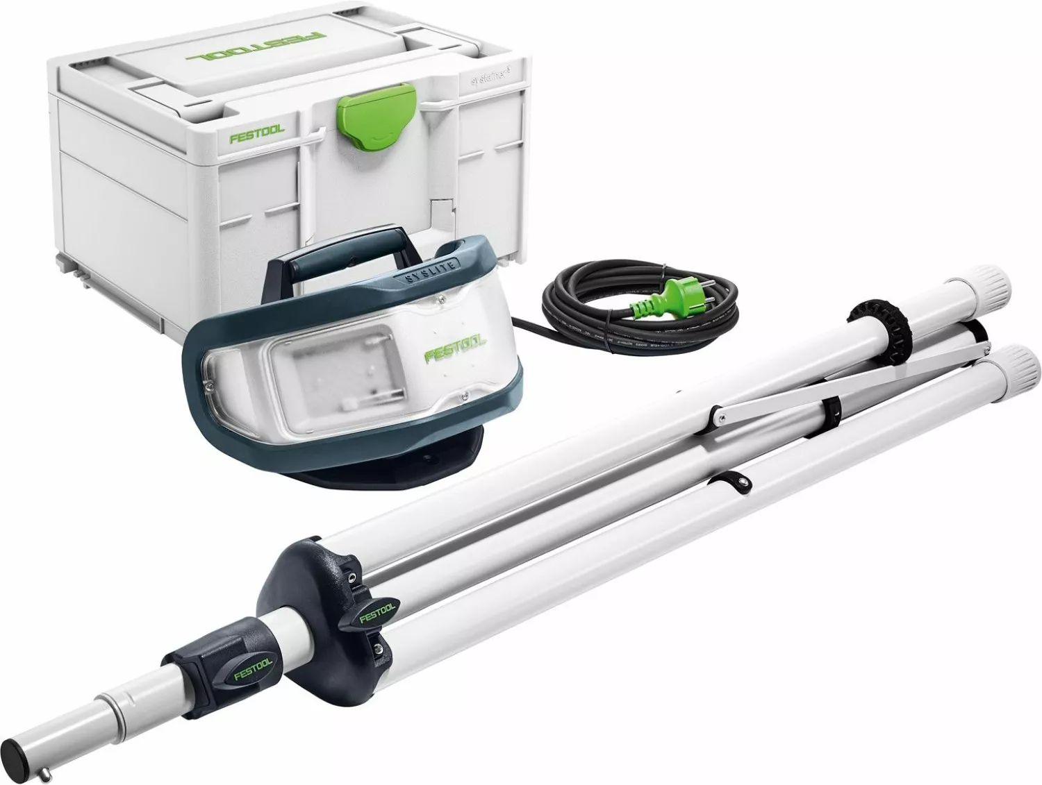 Festool DUO-Set SYSLITE Bouwstraler Incl. Statief In Systainer - 112W - 8000Lm