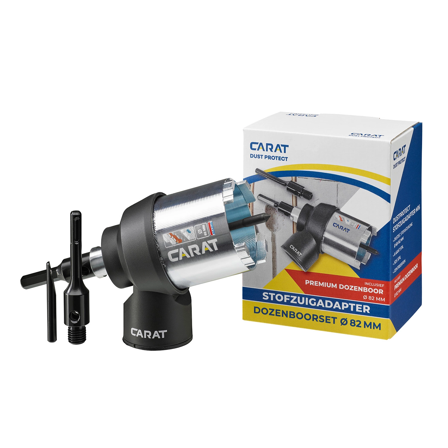 Carat DPB0390A25 Dustprotect Stofzuigadapter M16 - Incl. Dozenboor 82 X 60mm En Accessoires thumbnail 2