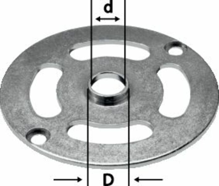 Festool 484176 KR-D 13,8/OF 900 Kopieerring Voor OF 900, OF 1000, OF 1010, KF - 13,8 X 10,8mm - Detailed view of the product