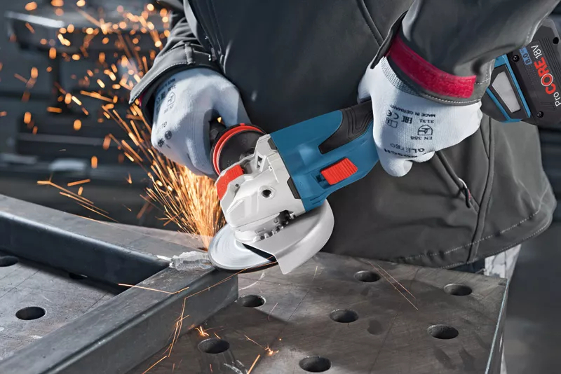 Bosch GWS 18V-15 SC 18V Li-Ion Accu BiTurbo Haakse Slijper In L-boxx - 125mm - Koolborstelloos - Detailed view of the product