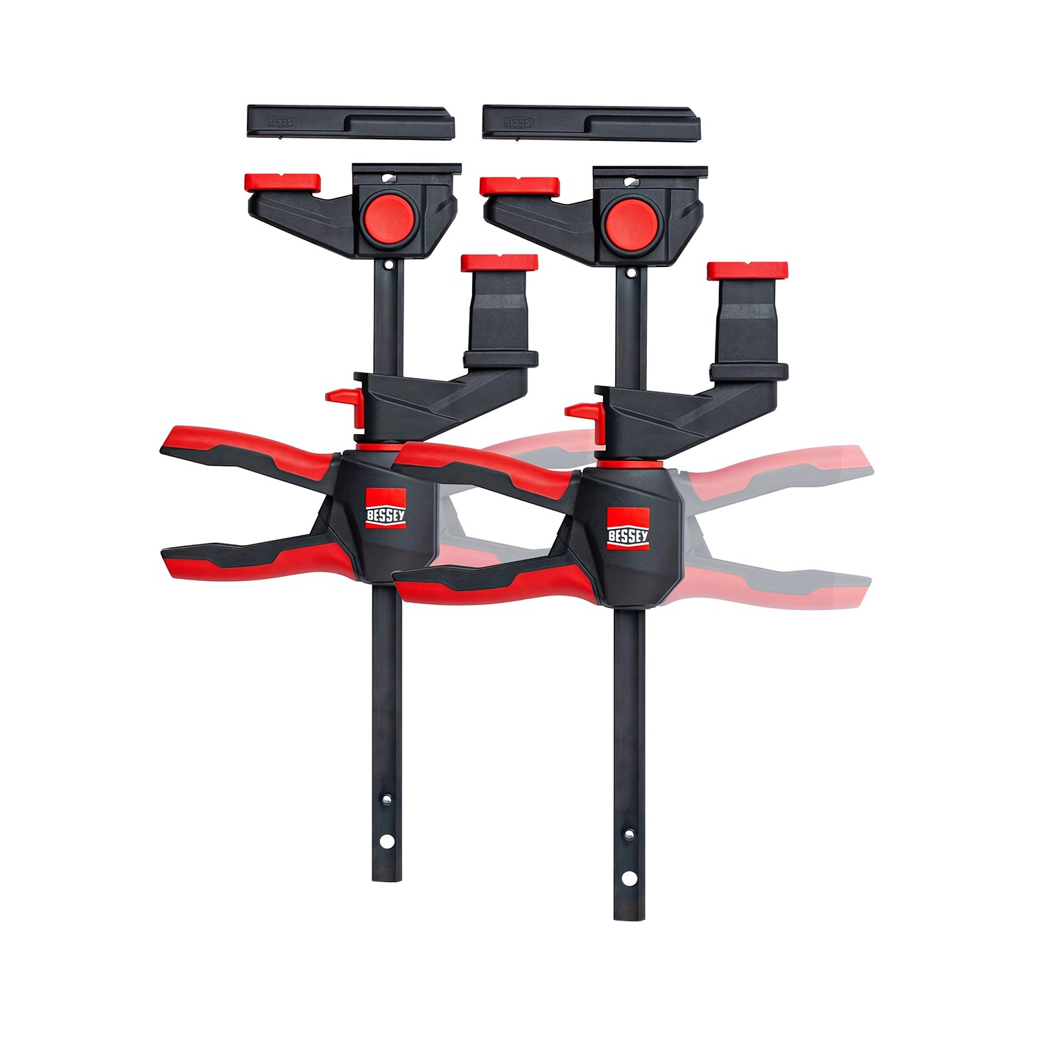 Bessey EZR360-15SET Eenhands Lijmklemmenset Voor Geleiderails - 150 X 60mm afbeelding