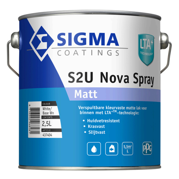 Sigma S2U Nova Spray Matt - 2,5L afbeelding