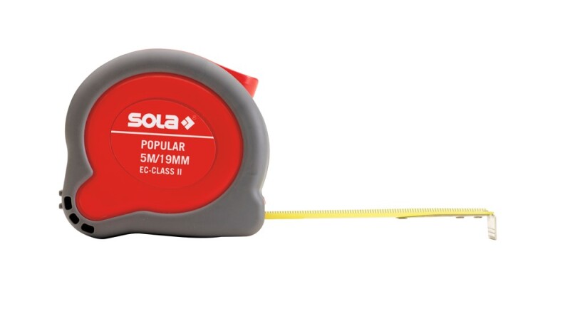 Sola GO! Clip Magnetic Waterpas Combo Set + R 100 Architecten Waterpas + Popular PP 5m Rolmaat - Detailed view of the product