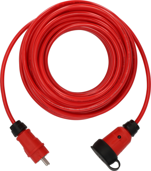 Brennenstuhl Professional VQ 2100 Verlengsnoer H07BQ-F 3G1,5 - IP44 - 25m - Rood