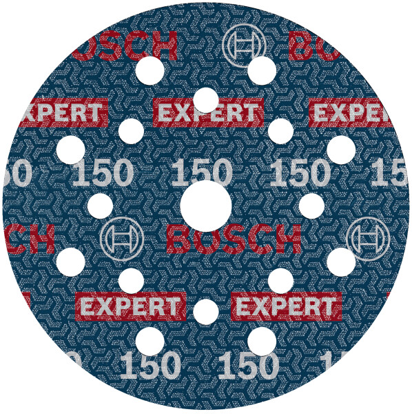 Bosch 2608902402 EXPERT Schuurschijf O780 Met Film Onderlaag - 125 Mm - K150 (6 Stuks)