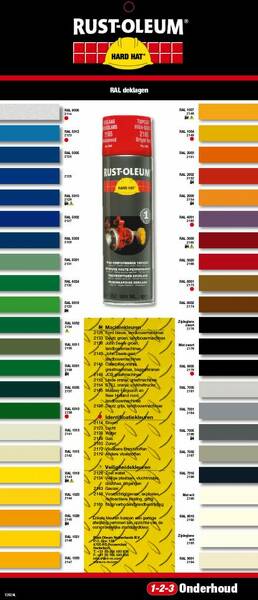 Rust-Oleum Hard Hat 2128 - RAL 5003 Saffierblauw - 0,5L - Detailed view of the product