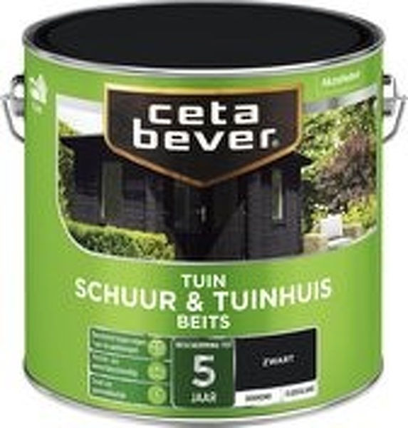 CetaBever Schuur & Tuinhuis Beits - Zijdeglans - Donkergroen - 750 ml