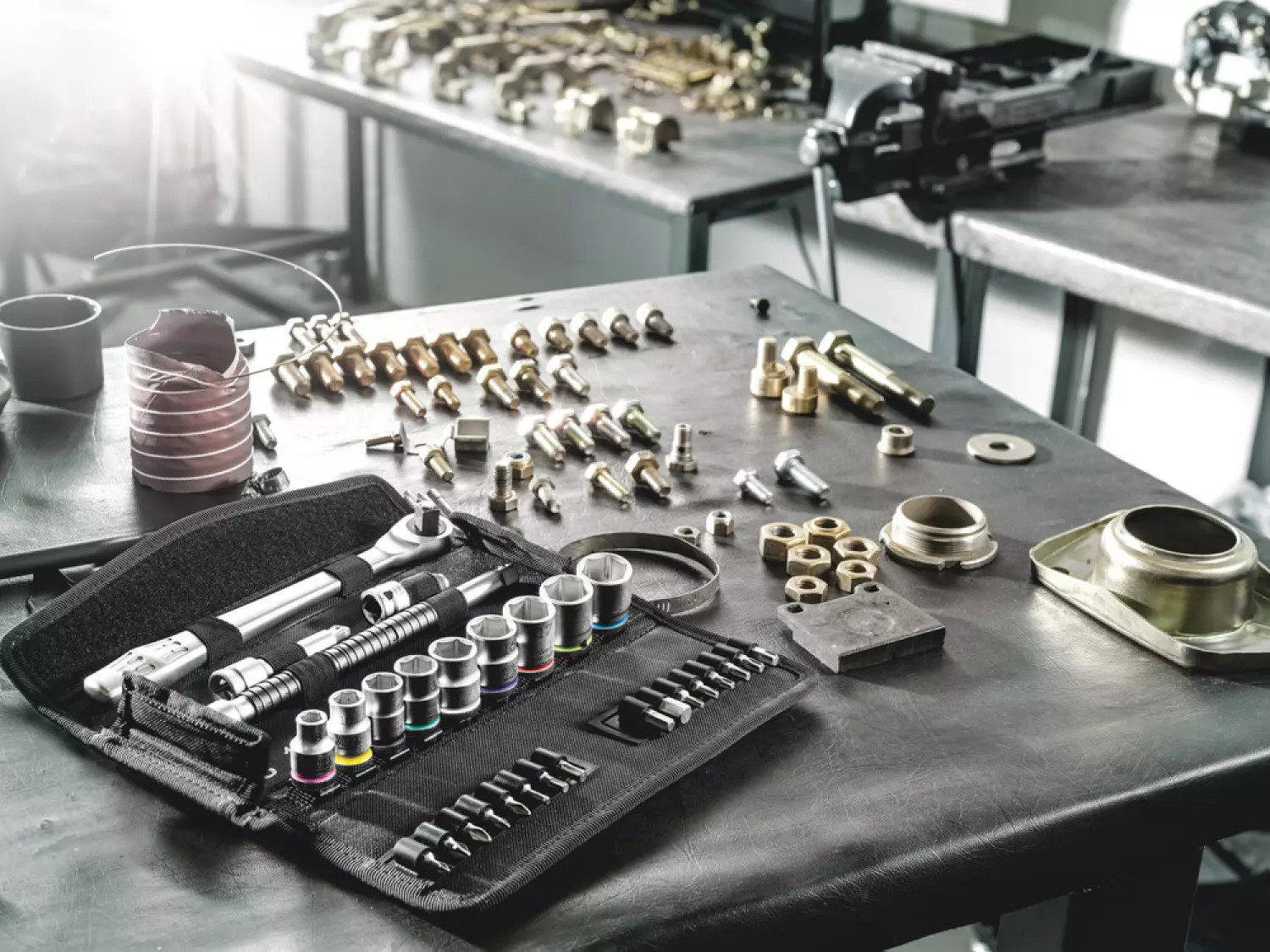 Wera 5004048001 8100 SB 8 Zyklop Metal Doppenset Met Omschakelpal - 3/8'' thumbnail 3