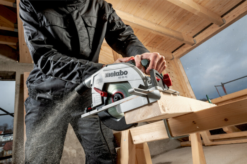 Metabo KS 66 FS Cirkelzaag Incl. Geleiderail - 1500W - 190mm - Detailed view of the product