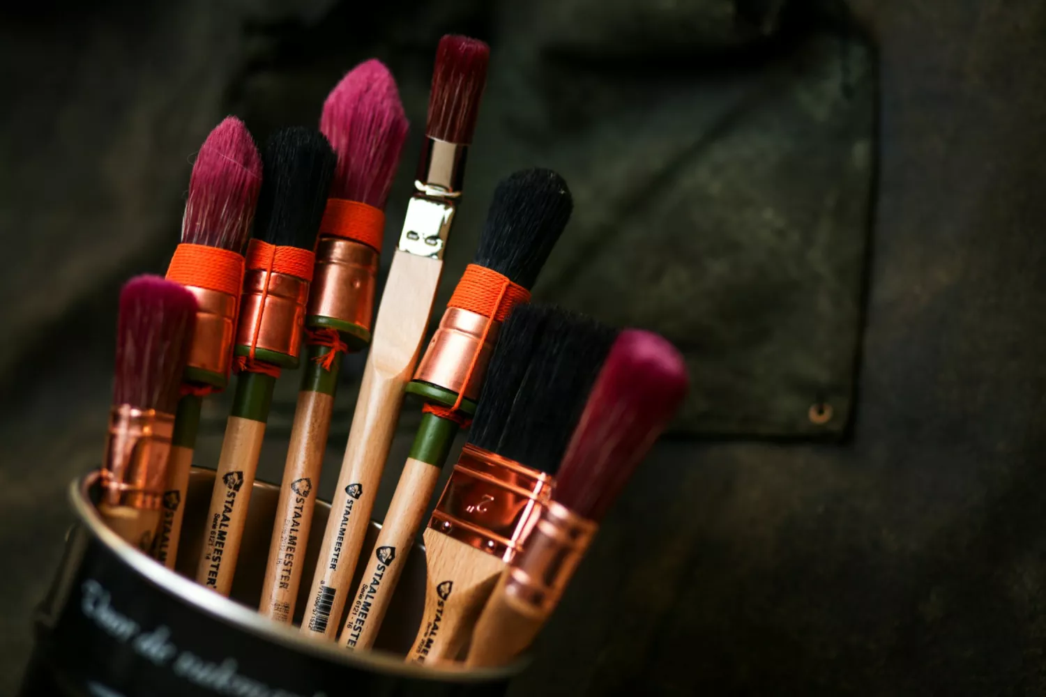 Staalmeester 6121 Classic Patentpuntkwast Zwart - NR-16 thumbnail 2