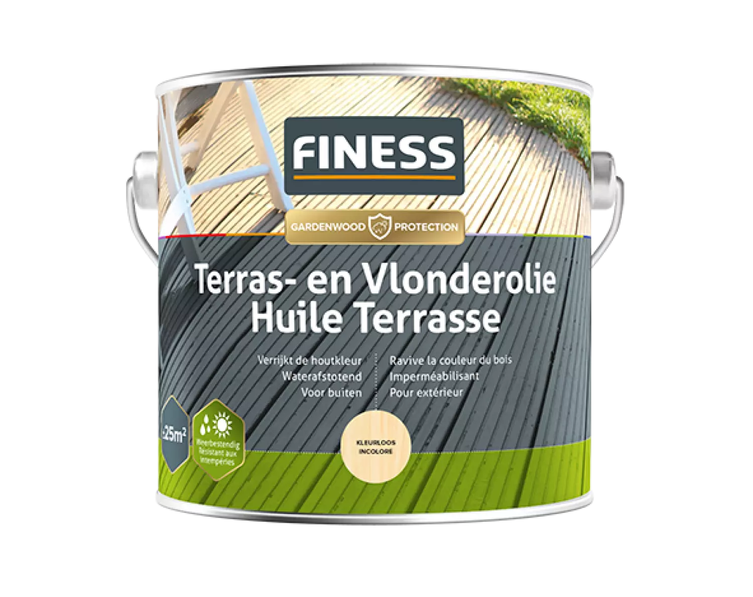 Finess Terras- En Vlonderolie - Kleurloos - 2,5L