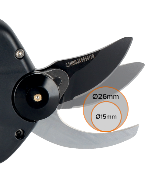 Bahco BCL226 12.6V Accu Snoeischaar Set (2x 2,5Ah) - Detailed view of the product
