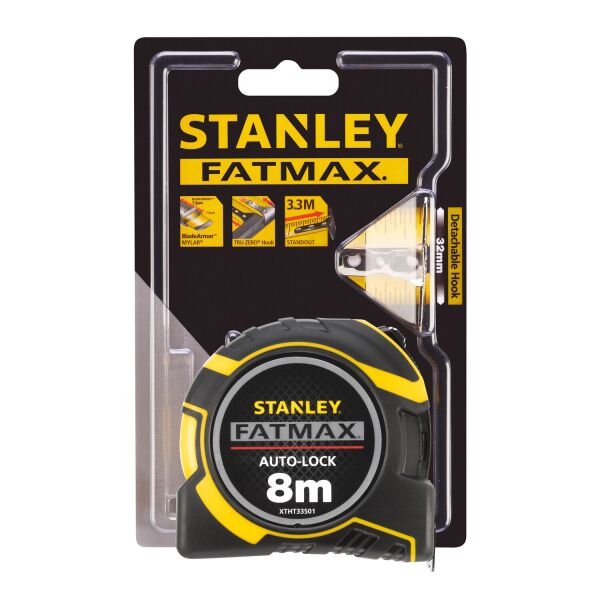 Stanley XTHT0-33501 FatMax Pro Autolock Rolmaat - 32mm X 8m - Detailed view of the product