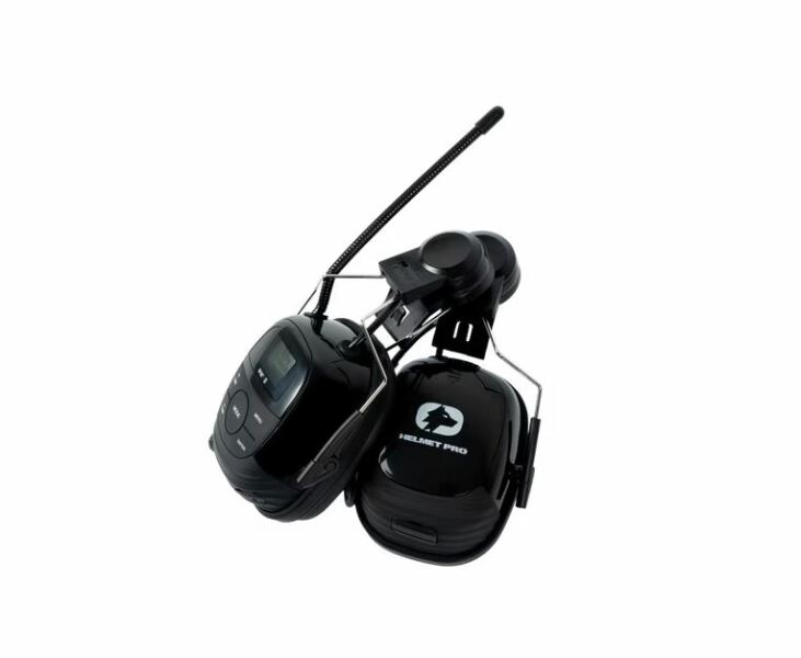 Wolf Helmbevestiging Headset Pro Bluetooth Gehoorbescherming Met Radio (DAB+ En FM)