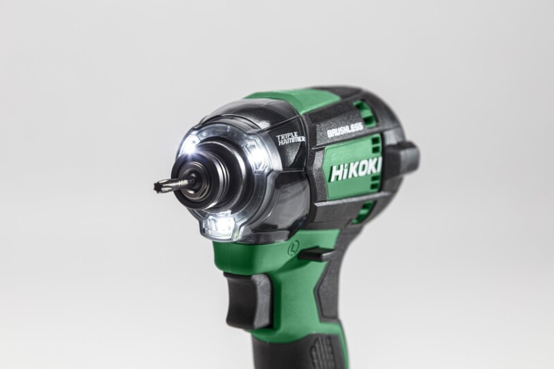 HiKOKI WH18DC WRZ Accu Slagschroevendraaier 1/4"18V - BL - 207 Nm - IP56 - MV - 2x MV-A In HSC II - Detailed view of the product
