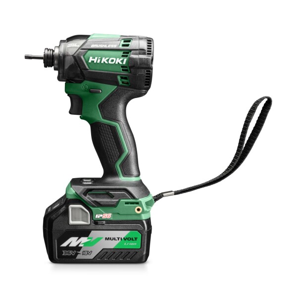 HiKOKI WH18DC WRZ Accu Slagschroevendraaier 1/4"18V - BL - 207 Nm - IP56 - MV - 2x MV-A In HSC II - Detailed view of the product