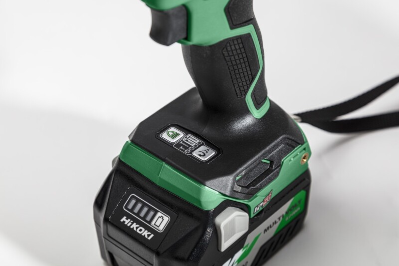 HiKOKI WH18DC WRZ Accu Slagschroevendraaier 1/4"18V - BL - 207 Nm - IP56 - MV - 2x MV-A In HSC II - Detailed view of the product