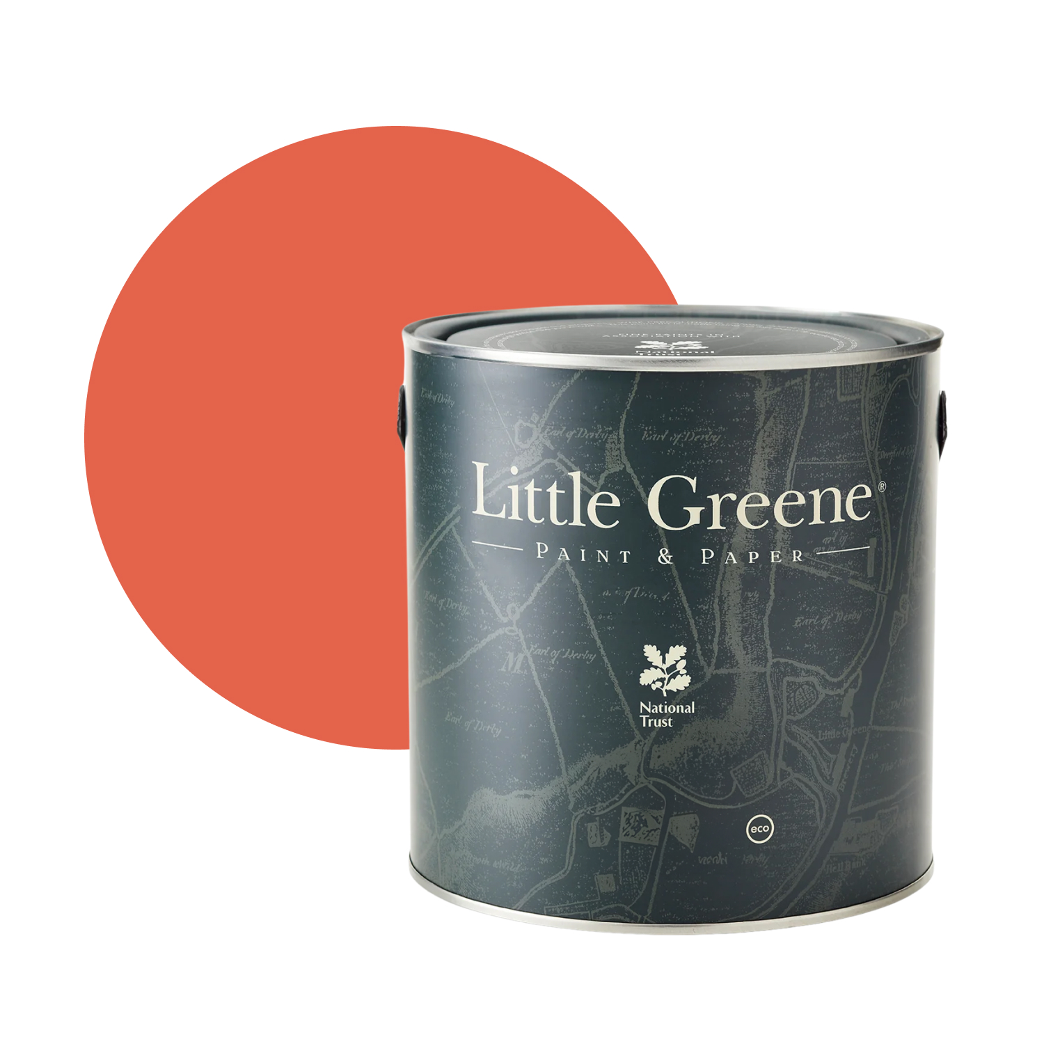 Little Greene Intelligent Matt Emulsion - Orange Aurora No. 21 - 1L