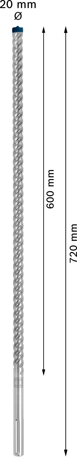 Bosch 2608900230 EXPERT Hamerboor SDS Max-8X - 20x600x720mm thumbnail 4