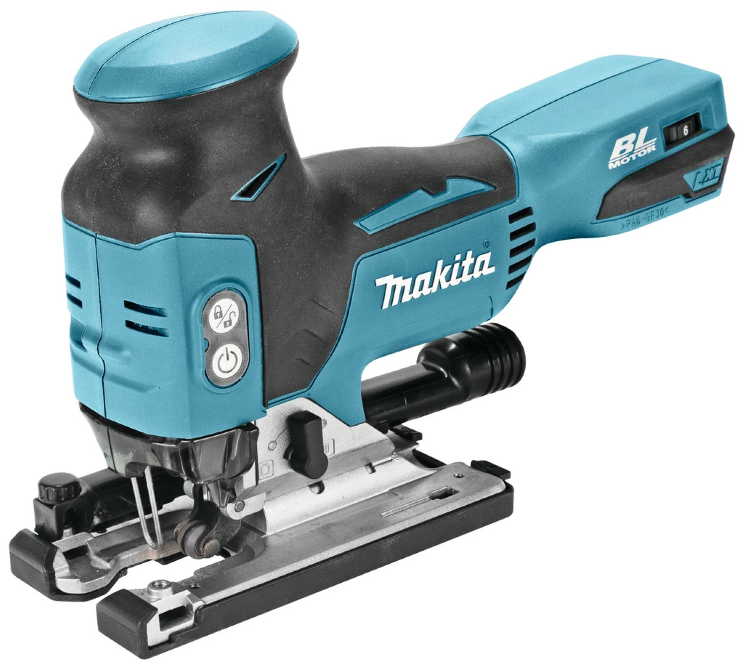 Makita DJV181RM1J 18V Li-Ion Accu Decoupeerzaag Set (1x 4.0Ah Accu) In Mbox - T-greep - Variabel - Koolborstelloos thumbnail 4