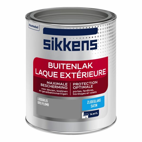 Sikkens Buitenlak Zijdeglans - Loodgrijs - 0,75L - Default image for the product