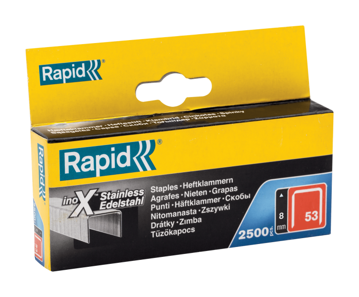 Rapid Dundraadnieten - 53/8mm - RVS - 2500st - Detailed view of the product