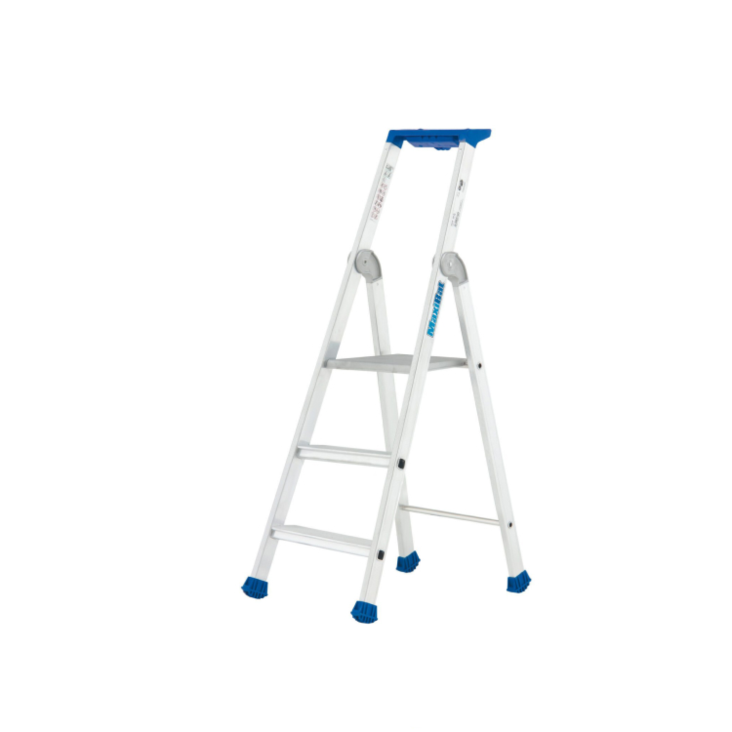 Little Jumbo 1223750103 Maxibat 2375 Trap - Enkel - Aluminium - 1 X 3 Treden - Max. Werkhoogte 2,66m