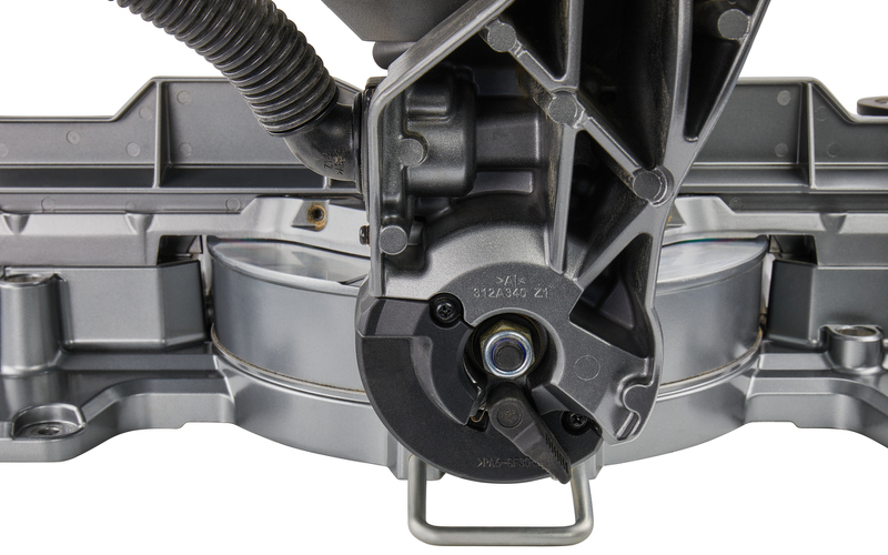 Makita LS002GD202 40V Max Li-Ion Accu Radiaal Afkortzaag Set (2x 2,5Ah) Incl. AWS Zender - 216mm - Detailed view of the product