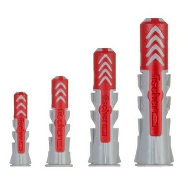 Fischer 535973 280-delige DuoPower Pluggenset In Redbox -Ø5, Ø6, Ø8, Ø10mm - Detailed view of the product