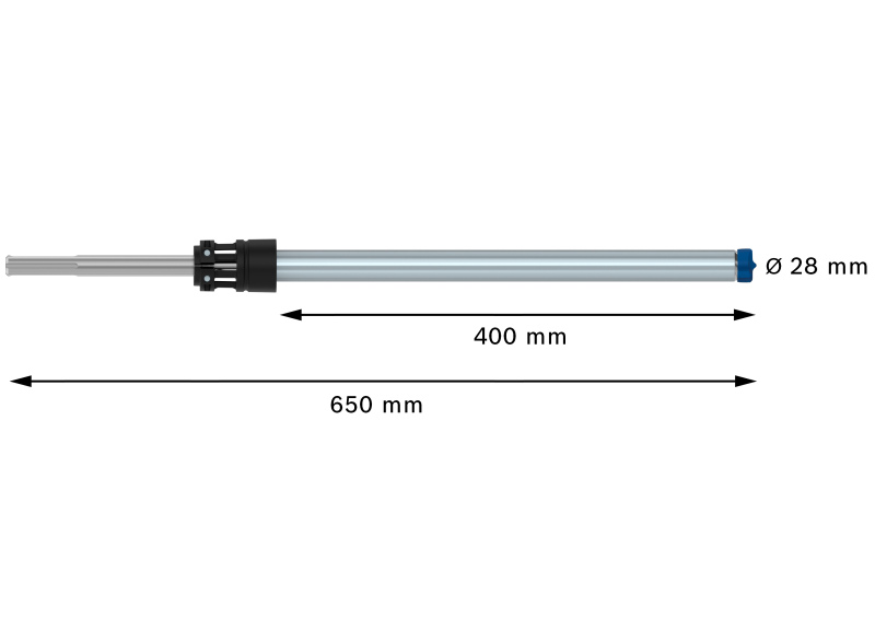 Bosch 2608901802 EXPERT Hamerboor SDS Clean SDS Max-8X - 28x400x650mm - Detailed view of the product
