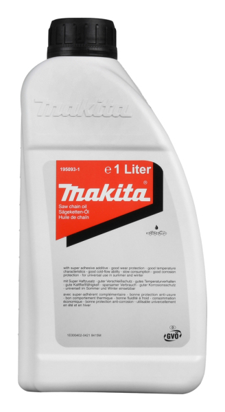Makita 195093-1 Kettingzaagolie - 1L - Detailed view of the product