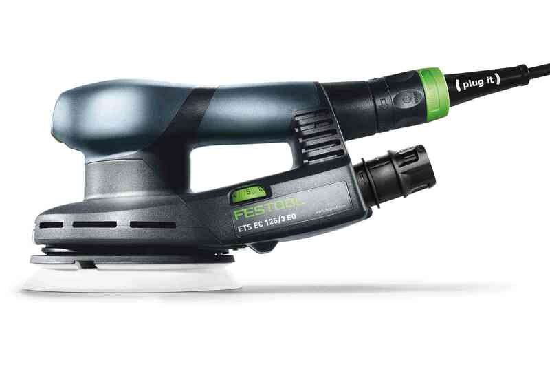 Festool ETS EC 125/3 EQ-Plus Excenterschuurmachine Systainer - 400W - 125mm - Koolborstelloos - Detailed view of the product