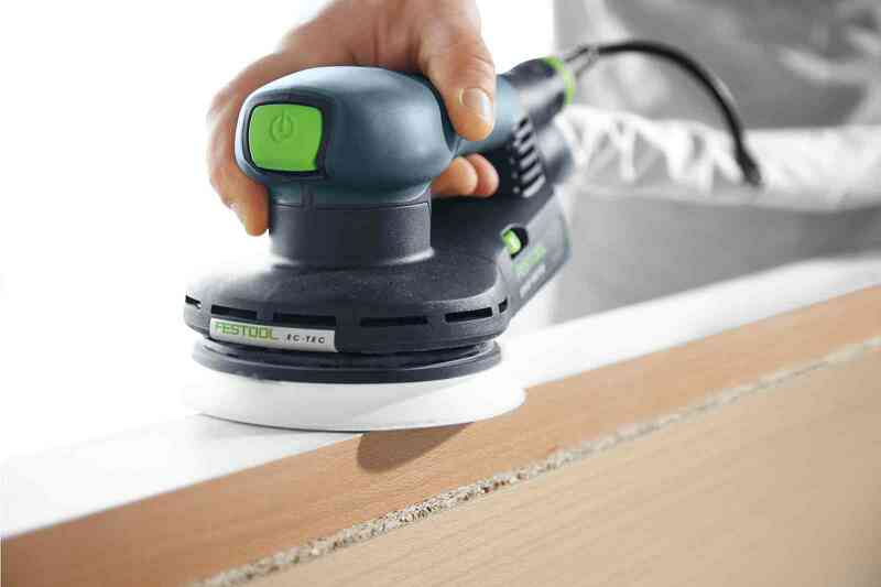 Festool ETS EC 125/3 EQ-Plus Excenterschuurmachine Systainer - 400W - 125mm - Koolborstelloos - Detailed view of the product