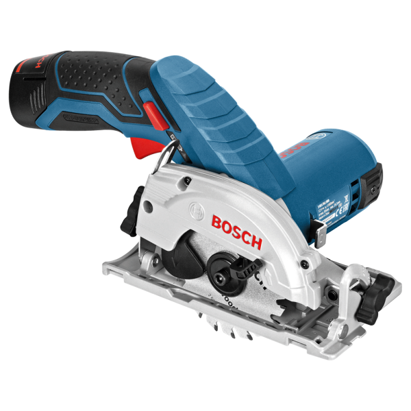 Bosch GKS 12V-26 12V Li-Ion Accu Cirkelzaag Set (2x 3.0Ah Accu) In L-Boxx - 85mm - Detailed view of the product