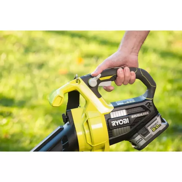 Ryobi OBV18 18V Li-Ion Accu Bladblazer Body - 200km/h - Koolborstelloos - Detailed view of the product