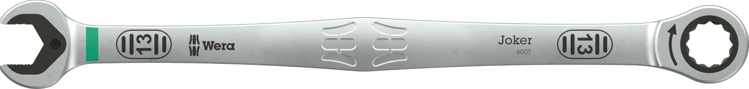 Wera 05020352001 6007 Joker Steek-ringratelsleutel SB - Extra Lang - 13 X 245mm