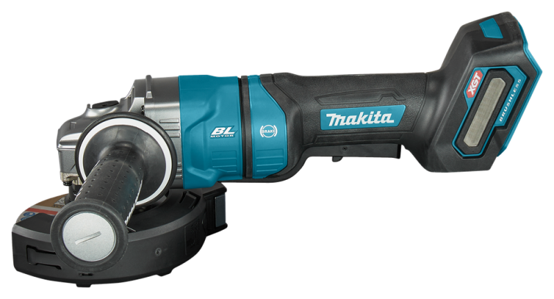Makita GA050GZ 40V Li-ion Accu Haakse Slijper Body - 125mm - Veiligheidsschakelaar - Detailed view of the product
