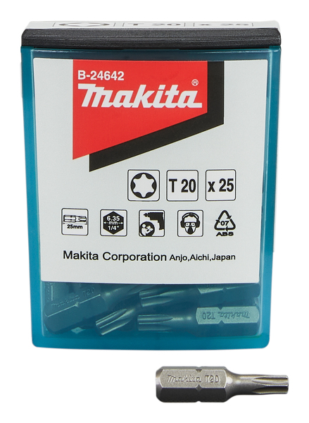 Makita B-24642 Schroefbit - T20x25mm (25st)