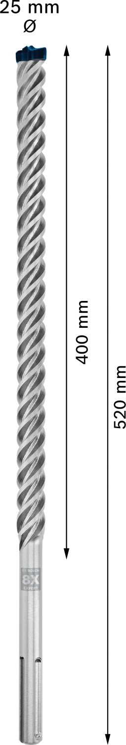 Bosch 2608900241 EXPERT Hamerboor SDS Max-8X - 25x400x520mm thumbnail 4