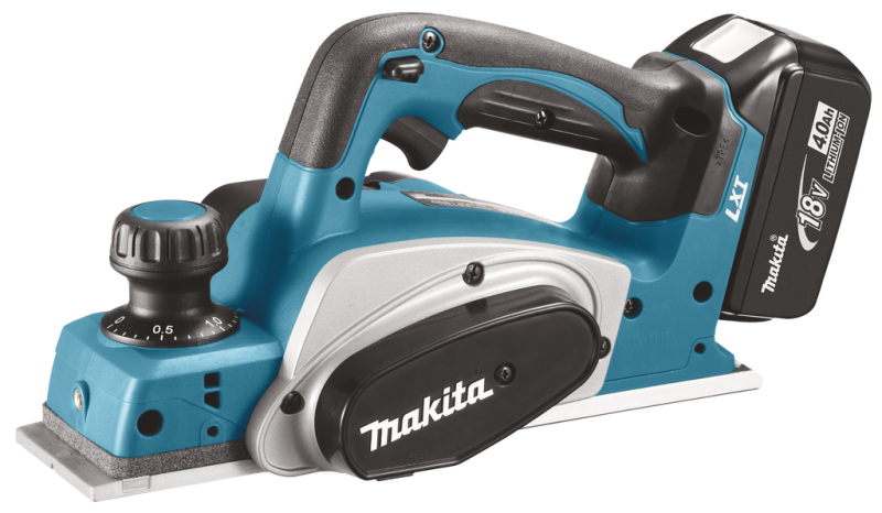 Makita DKP180RMJ 18V Li-Ion Accu Schaafmachine Set (2x 4.0Ah Accu) In Mbox - 82mm - 2mm - Detailed view of the product