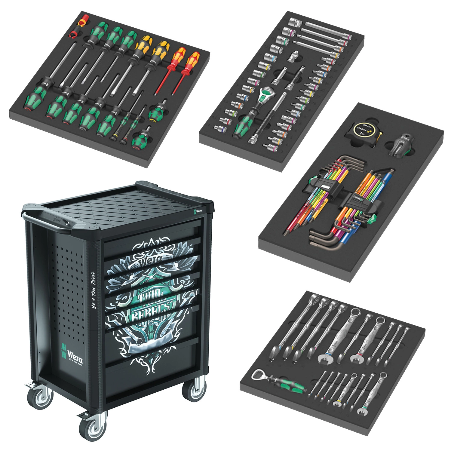 Wera 05150130001 9700 Tool Rebel 1 Gereedschapswagen