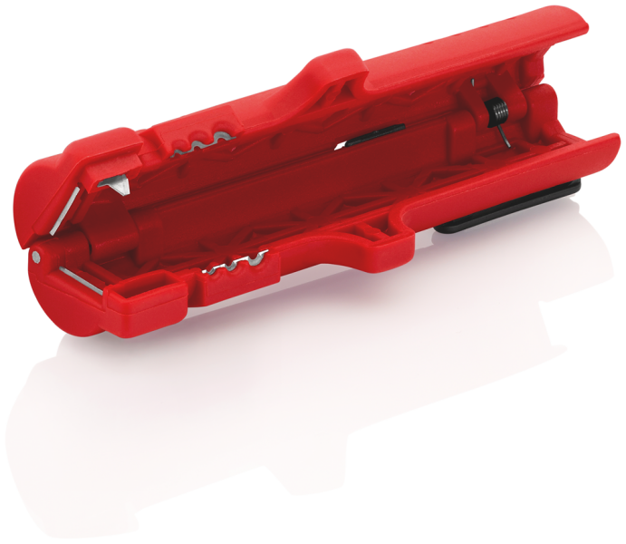 Knipex 16 64 125 SB Ontmantelingsgereedschap Voor Vlakke En Ronde Kabels - 125mm - Detailed view of the product