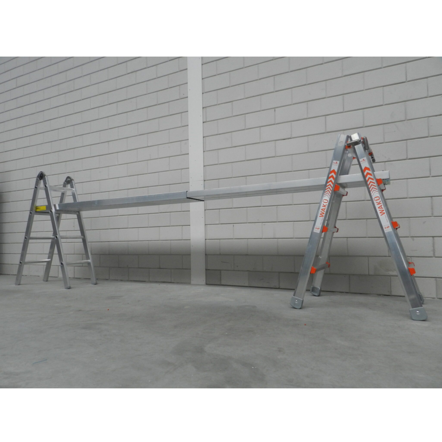 Little Jumbo 1413800123 Waku Telescopische Werkbrug - 28 X 205-350 Cm - Tot 150kg