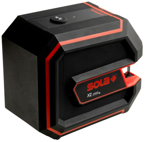 Sola Kruislijnlaser X2 Green In Tas - Groen - 30m - 2 Lijnen - IP54 - Detailed view of the product