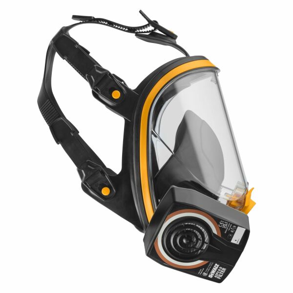 DeWalt DXIR1FFMLA2P3 Lichtgewicht Herbruikbaar Volgelaatsmasker Met A2P3 Filters - Maat L - Detailed view of the product