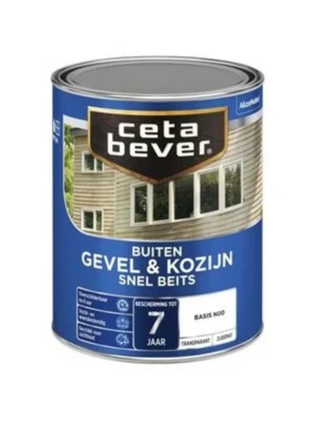 Cetabever Gevel Hout Snel Beits Transparant 1 Liter