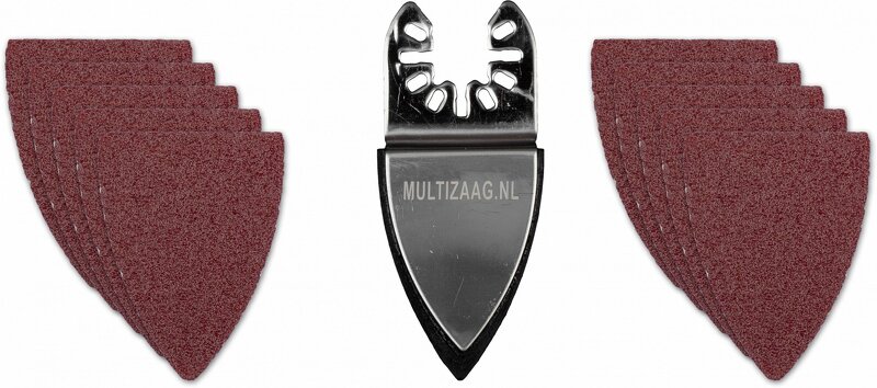 Multizaag MB74 Schuurvoet Vingervorm Met 90 Vel Schuurpapier