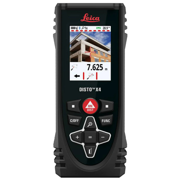Leica Disto X4 Afstandsmeter Met Camerafunctie In Tas - Bluetooth - 150m afbeelding